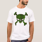 MacArthur Tartan Skull No Banner T-Shirt (Vorderseite)