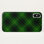MacArthur Tartgrün kariert Case-Mate iPhone Hülle (Rückseite (Horizontal))
