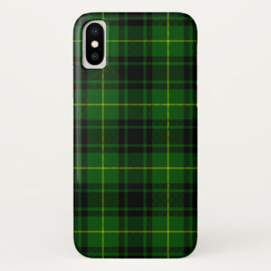 MacArthur Tartgrün kariert iPhone X Hülle