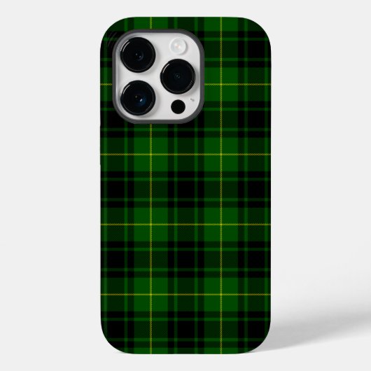 MacArthur Tartgrün kariert Case-Mate iPhone Hülle (Rückseite)