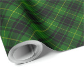 MacArthur Tartgrün kariert Geschenkpapier (Rolleneckpunkt)