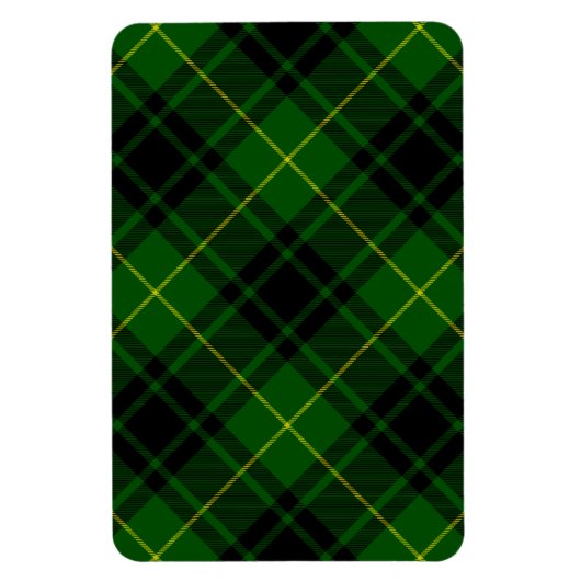 MacArthur Tartgrün kariert Magnet (Vertikal)