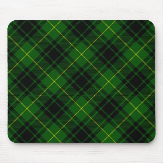 MacArthur Tartgrün kariert Mousepad (Vorne)