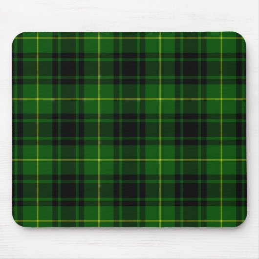 MacArthur Tartgrün kariert Mousepad (Vorne)