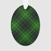 MacArthur Tartgrün kariert Ornament (Rückseite)