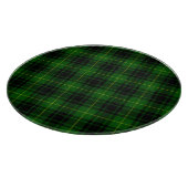 MacArthur Tartgrün kariert Schneidebrett (Ecke)