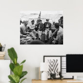 MacArthur und seine Generäle Poster (Heimbüro)