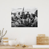 MacArthur und seine Generäle Poster (Küche)