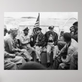 MacArthur und seine Generäle Poster (Vorne)