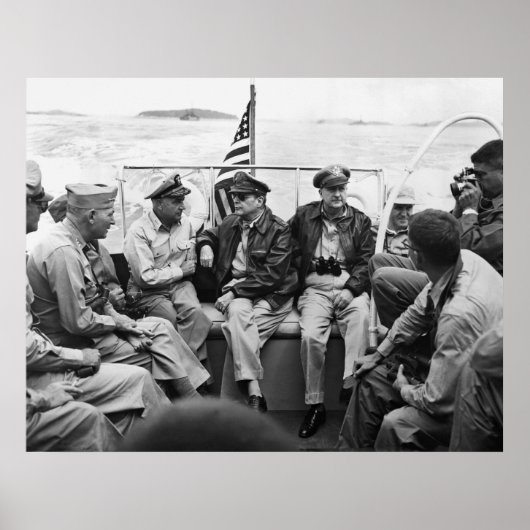 MacArthur und seine Generäle Poster (Vorne)