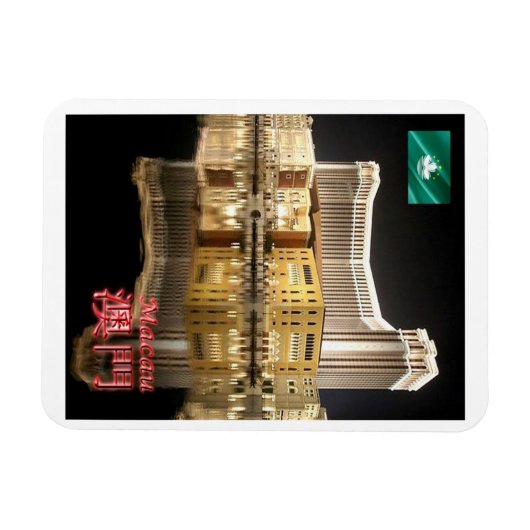 Macau by Night - Magnet (Horizontal)