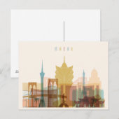 Macau, China | City Skyline Postkarte (Vorne/Hinten)