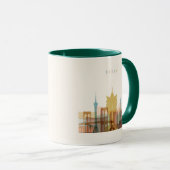 Macau, China| City Skyline Tasse (VorderseiteRechts)