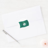Macau-Flag-Aufkleber Runder Aufkleber (Umschlag)