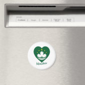 Macau Flag Herz Magnet (In Situ (Geschirrspüler))