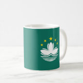 Macau Flag Keramik Tasse (VorderseiteRechts)