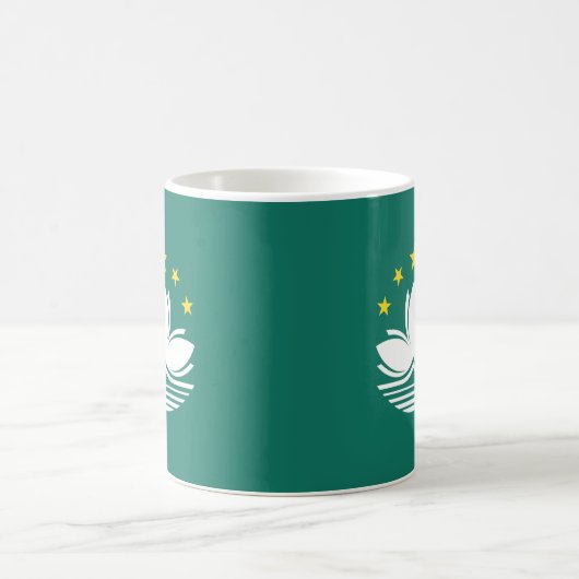 Macau Flag Keramik Tasse (Mittel)