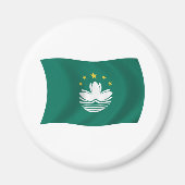 Macau Flag Magnet (Vorne)