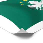 Macau Flag Poster Print (Ecke)