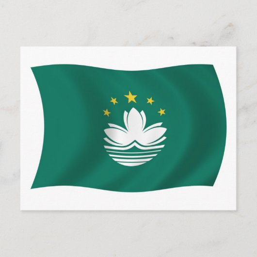 Macau Flag Postkarte (Vorderseite)