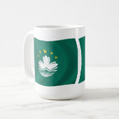 Macau Flag-Tasse Kaffeetasse (Vorderseite Links)