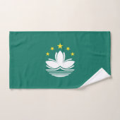 Macau-Flagge Badhandtuch Set (Handtuch)