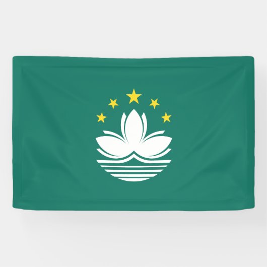 Macau-Flagge Banner (Horizontal)