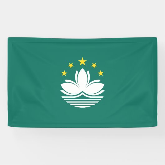 Macau-Flagge Banner (Horizontal)