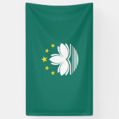 Macau-Flagge Banner (Vertikal)