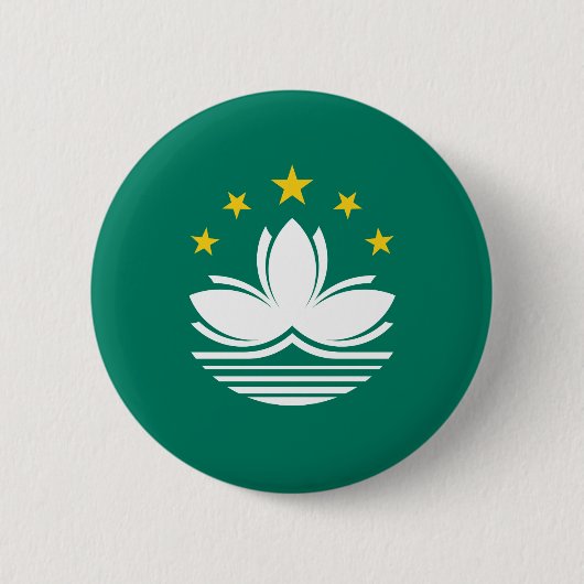 Macau-Flagge Button (Vorderseite)