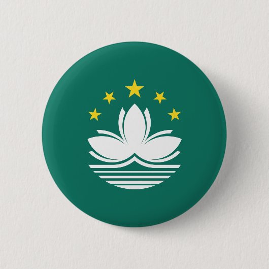 Macau-Flagge Button (Vorderseite)