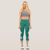 Macau-Flagge Capri Leggings