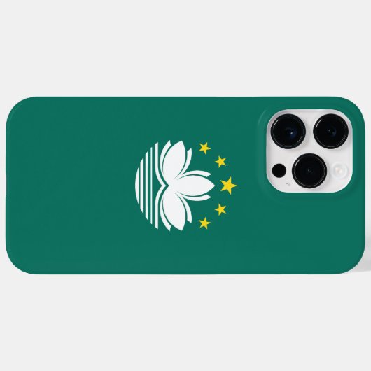 Macau-Flagge Case-Mate iPhone Hülle (Rückseite (Horizontal))