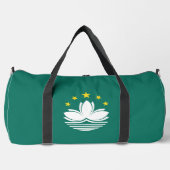 Macau-Flagge Duffle Bag (Vorderseite)