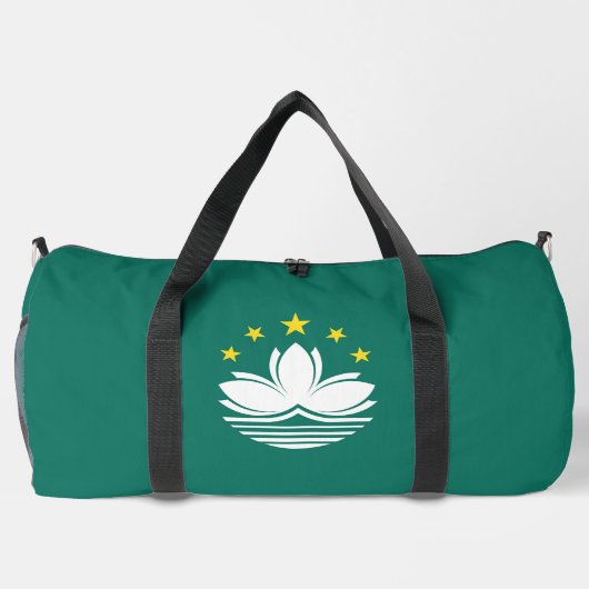 Macau-Flagge Duffle Bag (Rückseite)