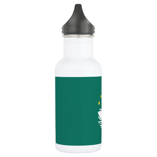 Macau-Flagge Edelstahlflasche (Links)