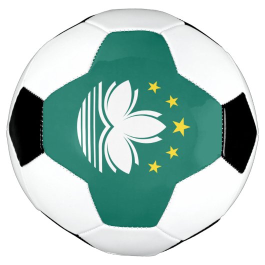 Macau-Flagge Fußball (Gedreht)