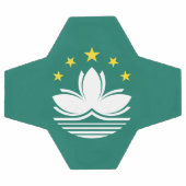 Macau-Flagge Fußball (Flach)