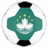 Macau-Flagge Fußball (Vorderseite)