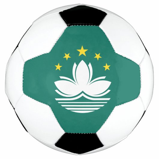 Macau-Flagge Fußball (Vorderseite)