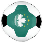 Macau-Flagge Fußball (Gedreht)