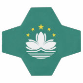 Macau-Flagge Fußball (Flach)