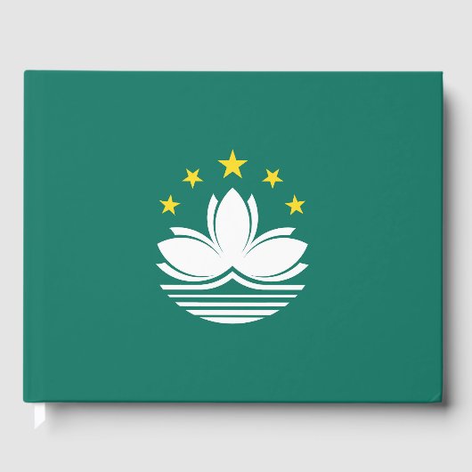 Macau-Flagge Gästebuch (Vorderseite)