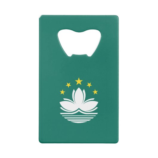 Macau-Flagge Geldbeutel Flaschenöffner (Vorderseite)