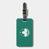 Macau-Flagge Gepäckanhänger (Vorderseite vertikal)