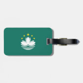 Macau-Flagge Gepäckanhänger (Rückseite horizontal)