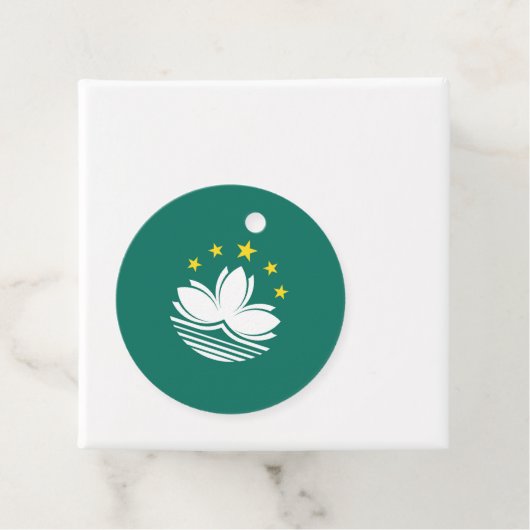 Macau-Flagge Geschenkanhänger (Beispiel)