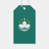Macau-Flagge Geschenkanhänger (Rückseite)