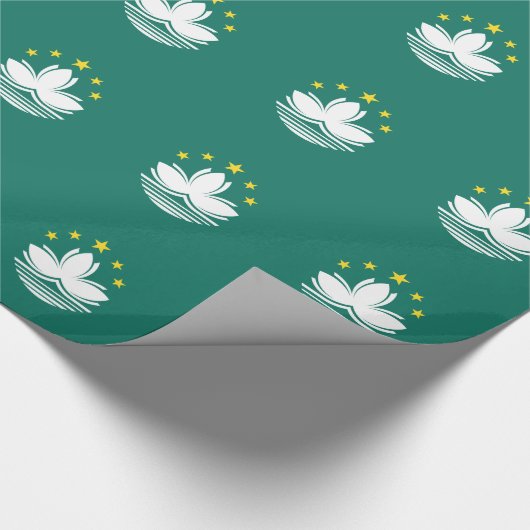 Macau-Flagge Geschenkpapier (Ecke)