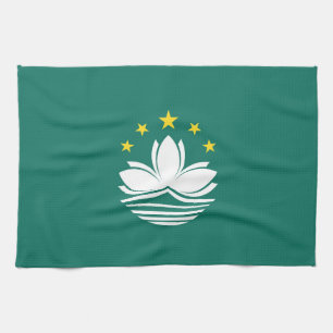 Macau-Flagge Geschirrtuch